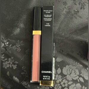 NIB CHANEL Rouge Coco Gloss in Shade 716 Caramel